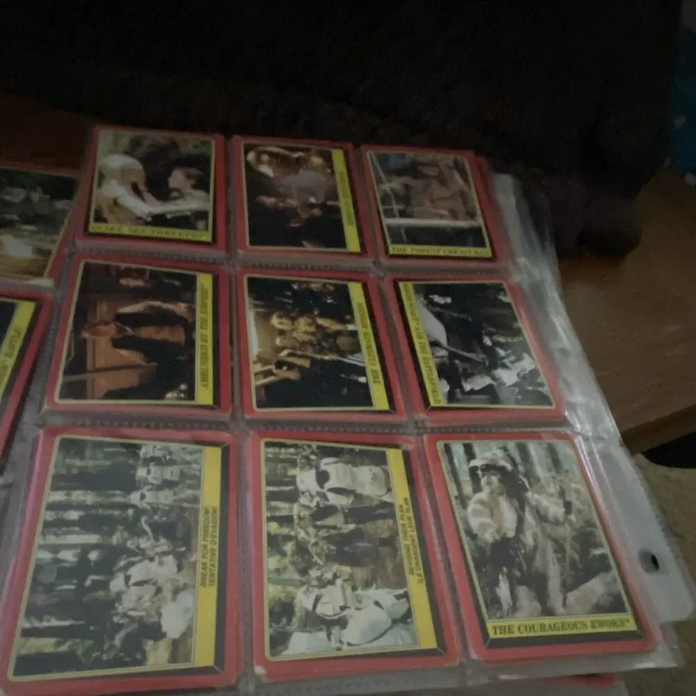 Star Wars Return of the Jedi 1983 Non-Sport Trading Card Lot Topps